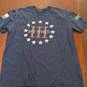 Navy Blue Graphic T-Shirt
